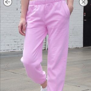 Brandy Melville Bubblegum Pink Rosa Sweatpants